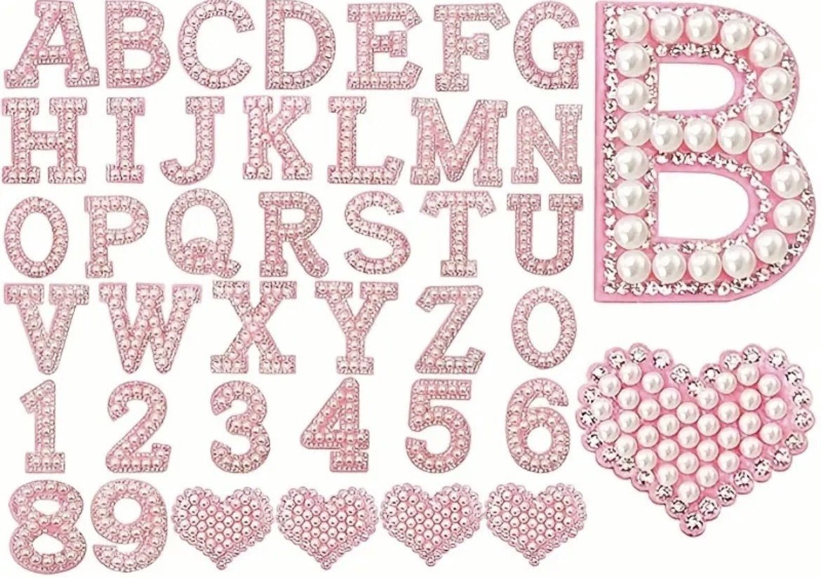 Letters & Patches Pearl Beaded - Ready Set Travel