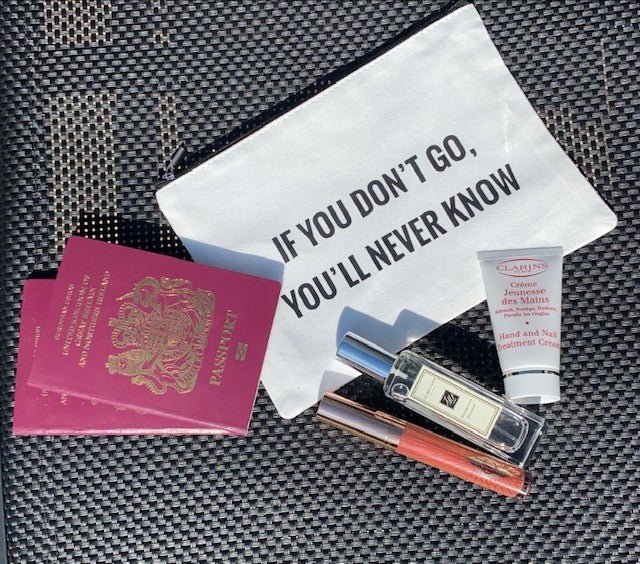 Canvas Travel Quote Pouch - Ready Set Travel