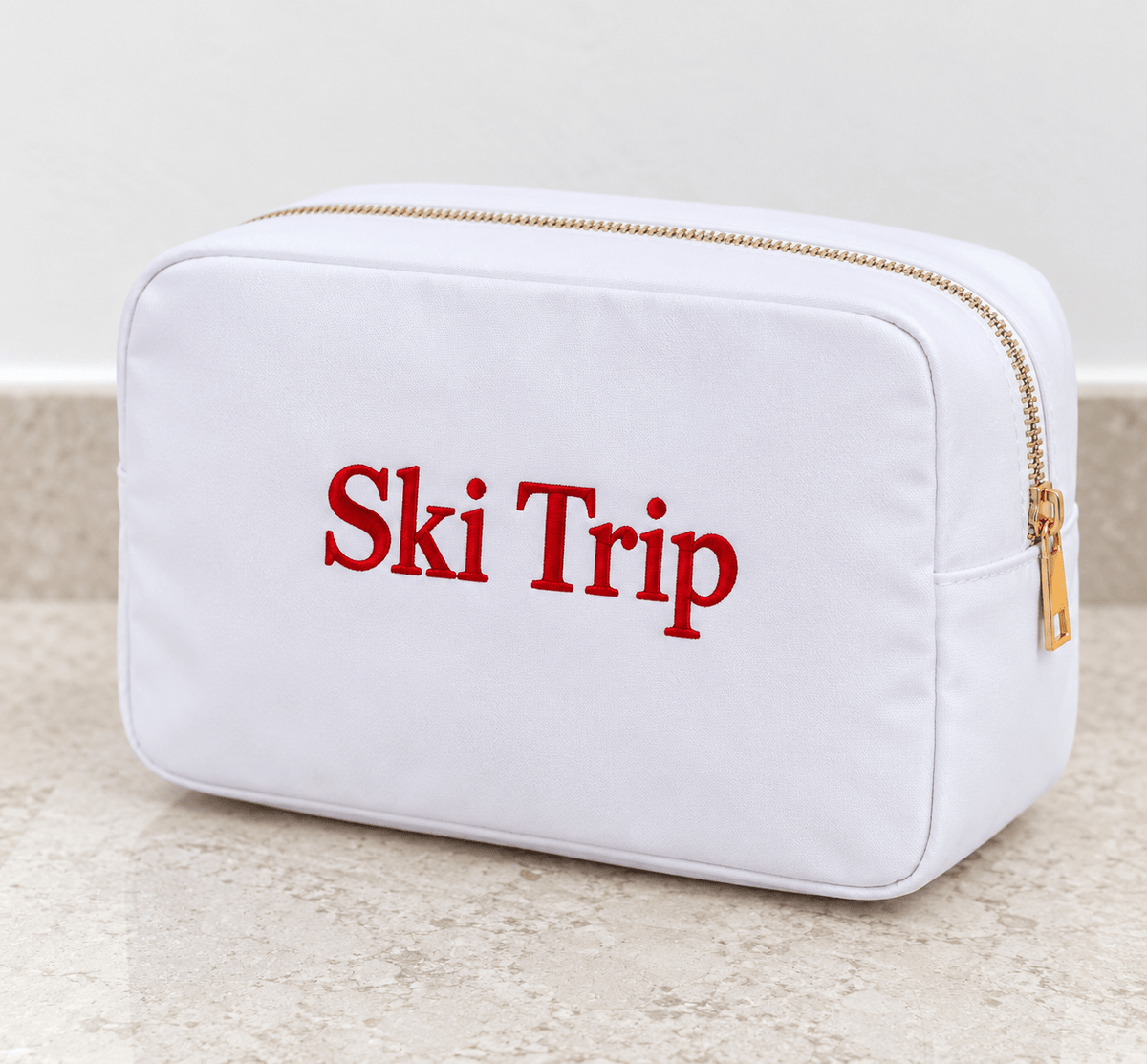Christmas Embroidered Pouches - Ready Set Travel