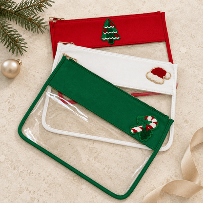 Clear Travel Wallet - Christmas Edition - Ready Set Travel