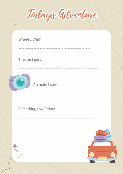 Kids Travel Journal - Ready Set Travel