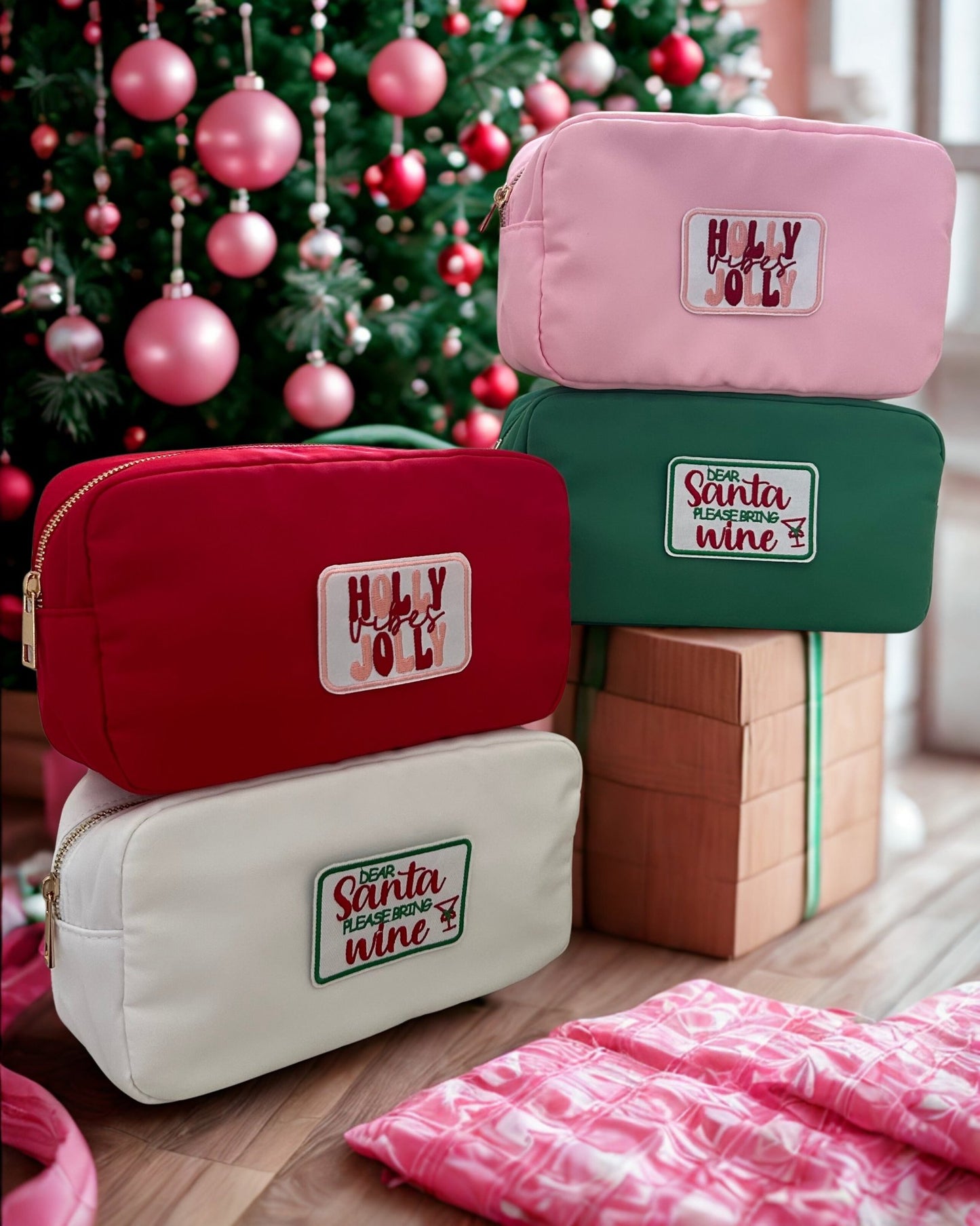 Large Christmas Pouch - Ready Set Travel