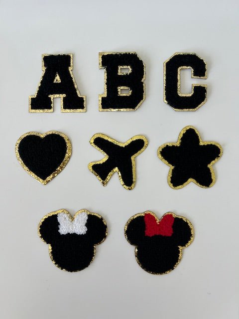 Letters & Patches - Black - Ready Set Travel