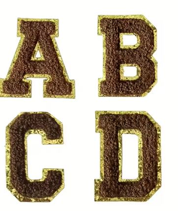 Letters & Patches - Chocolate - Ready Set Travel