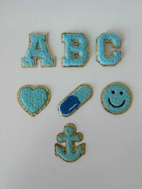 Letters & Patches - Turquoise - Ready Set Travel