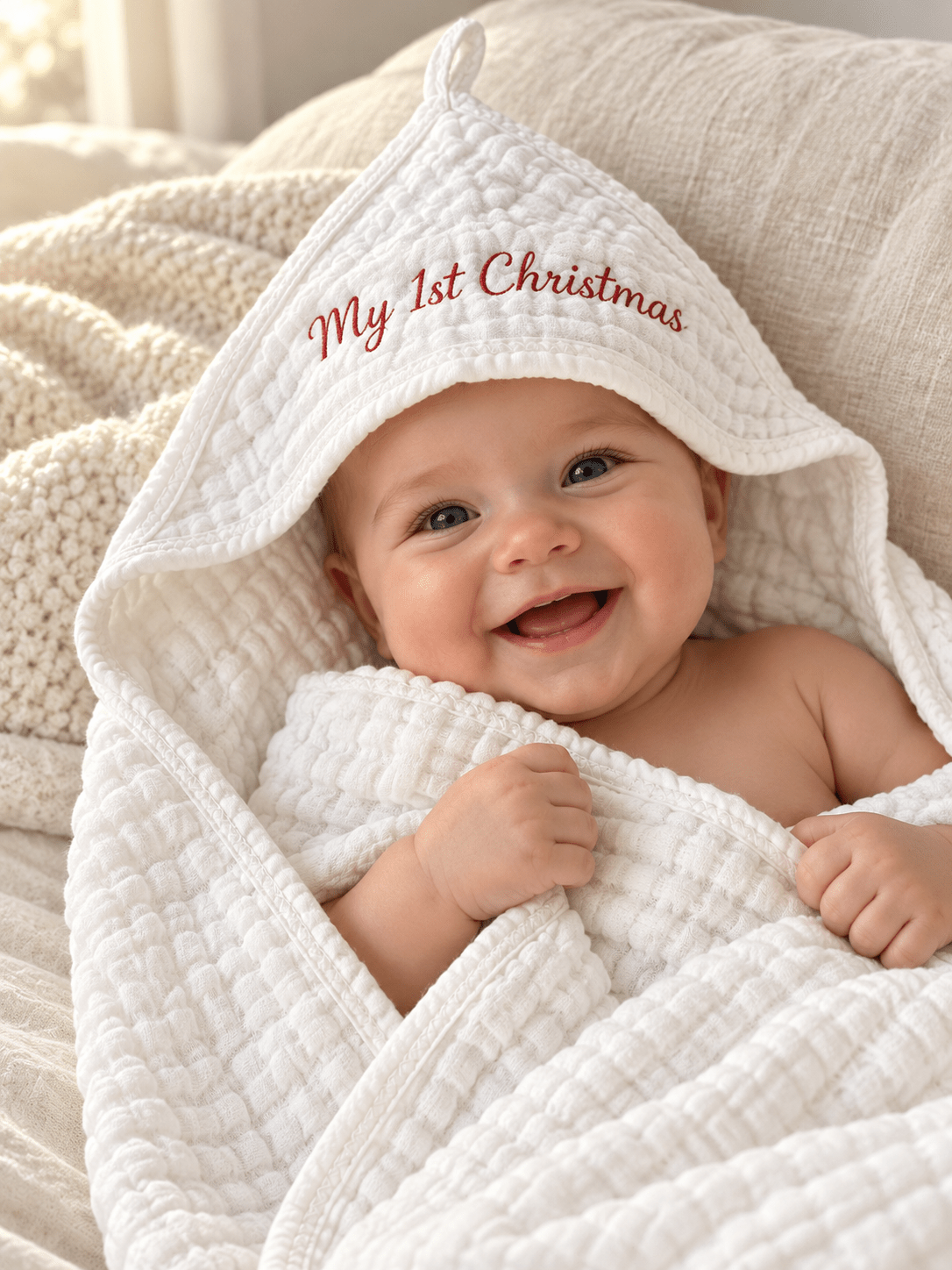 Personalised Baby Towels - Ready Set Travel