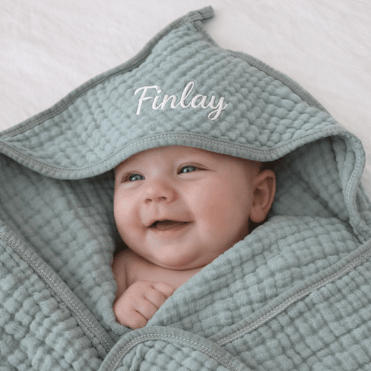 Personalised Baby Towels - Ready Set Travel