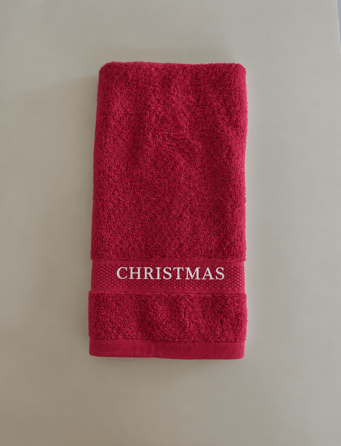 Personalised Christmas Hand Towels - Ready Set Travel