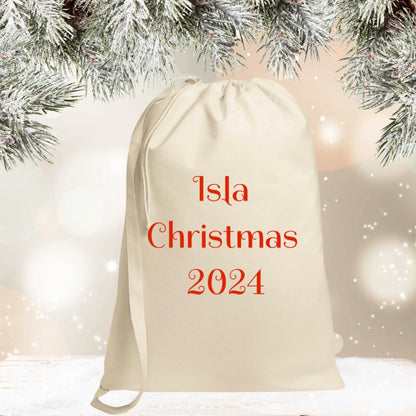 Personalised Christmas Sack - Ready Set Travel