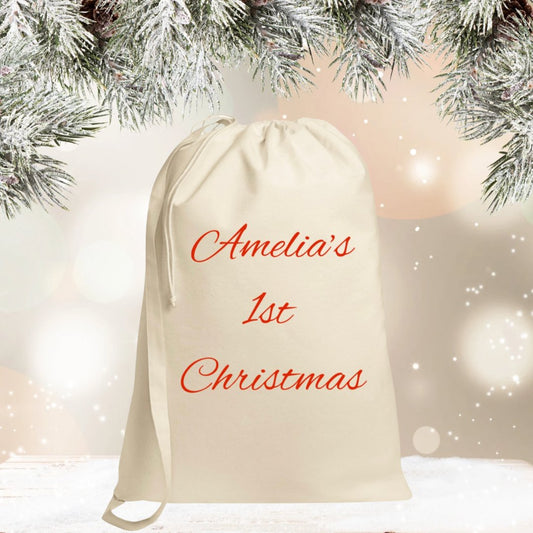 Personalised Christmas Sack - Ready Set Travel