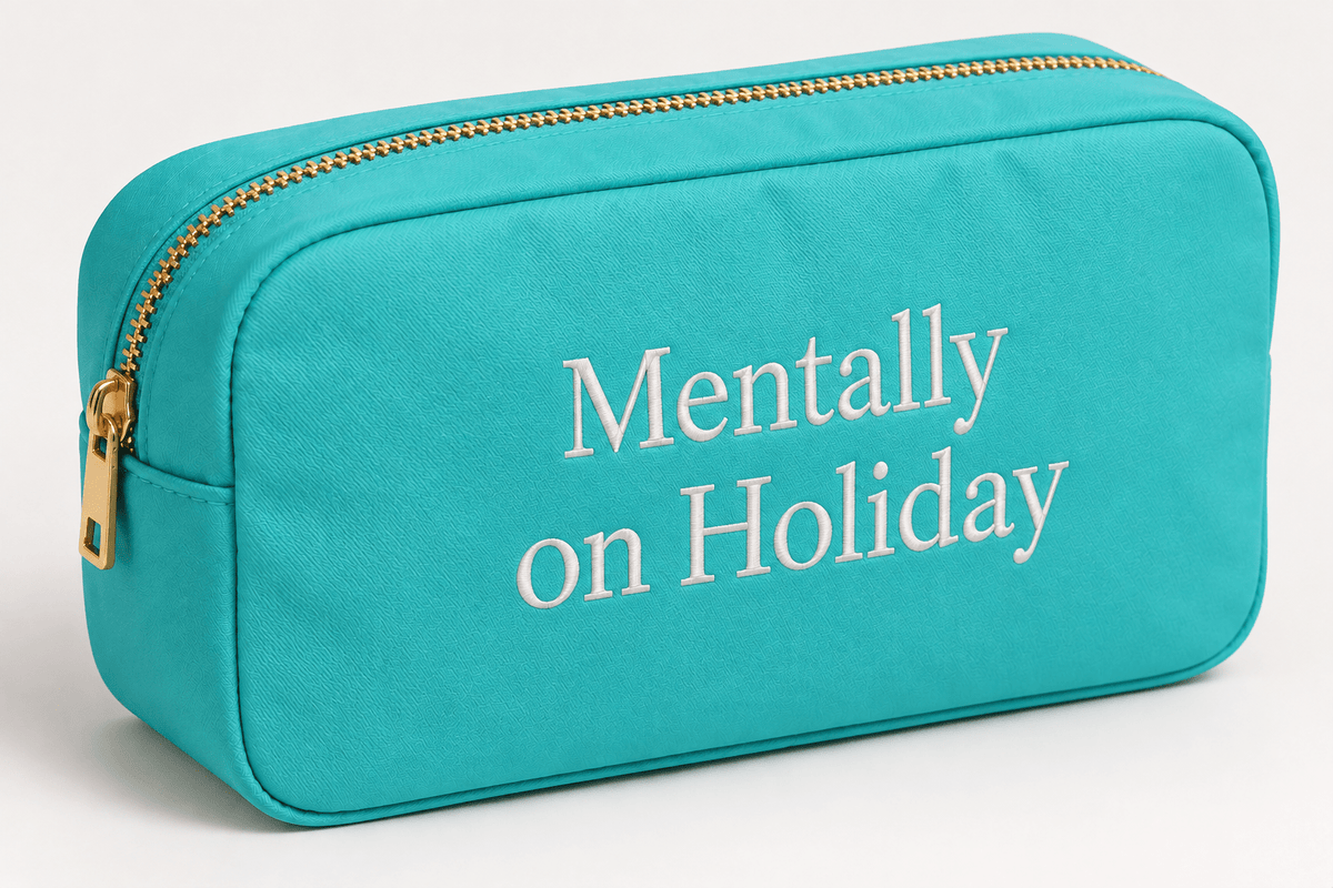 Personalised Embroidered Pouches - Ready Set Travel