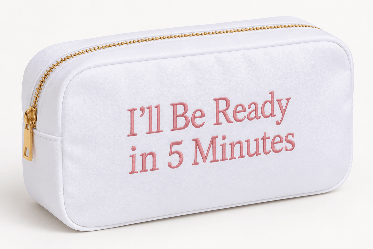Personalised Embroidered Pouches - Ready Set Travel