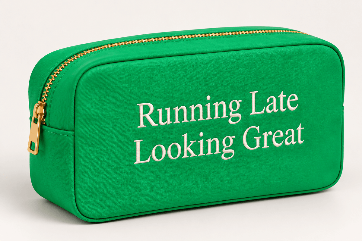 Personalised Embroidered Pouches - Ready Set Travel