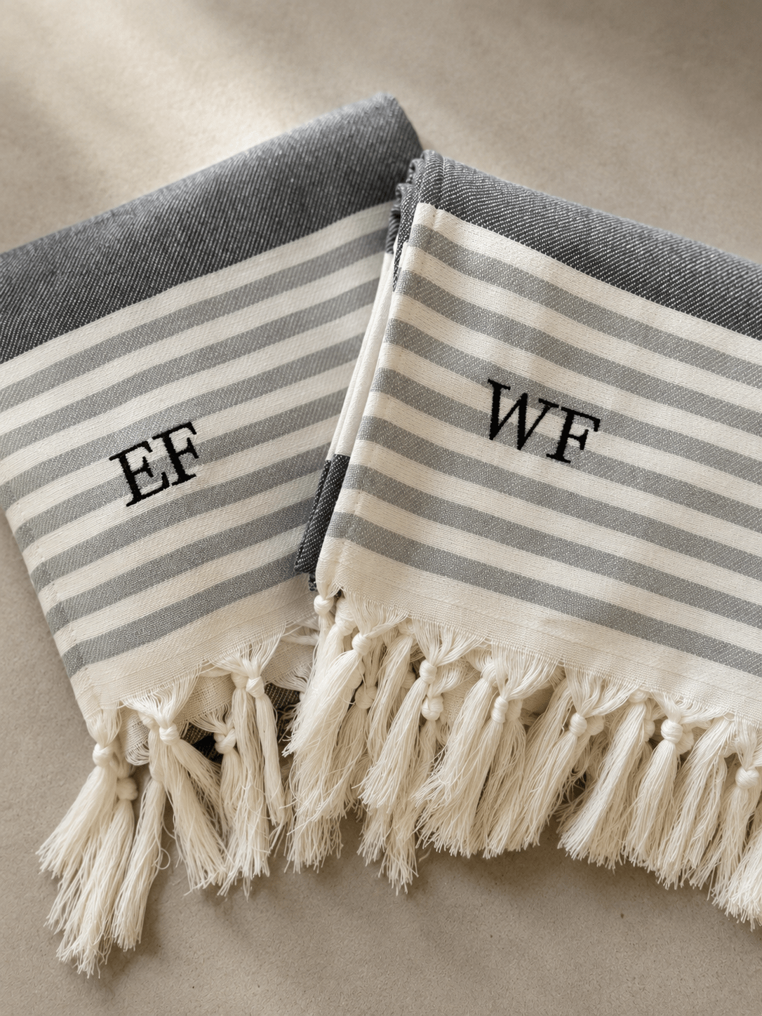 Personalised Embroidered Towels - Ready Set Travel