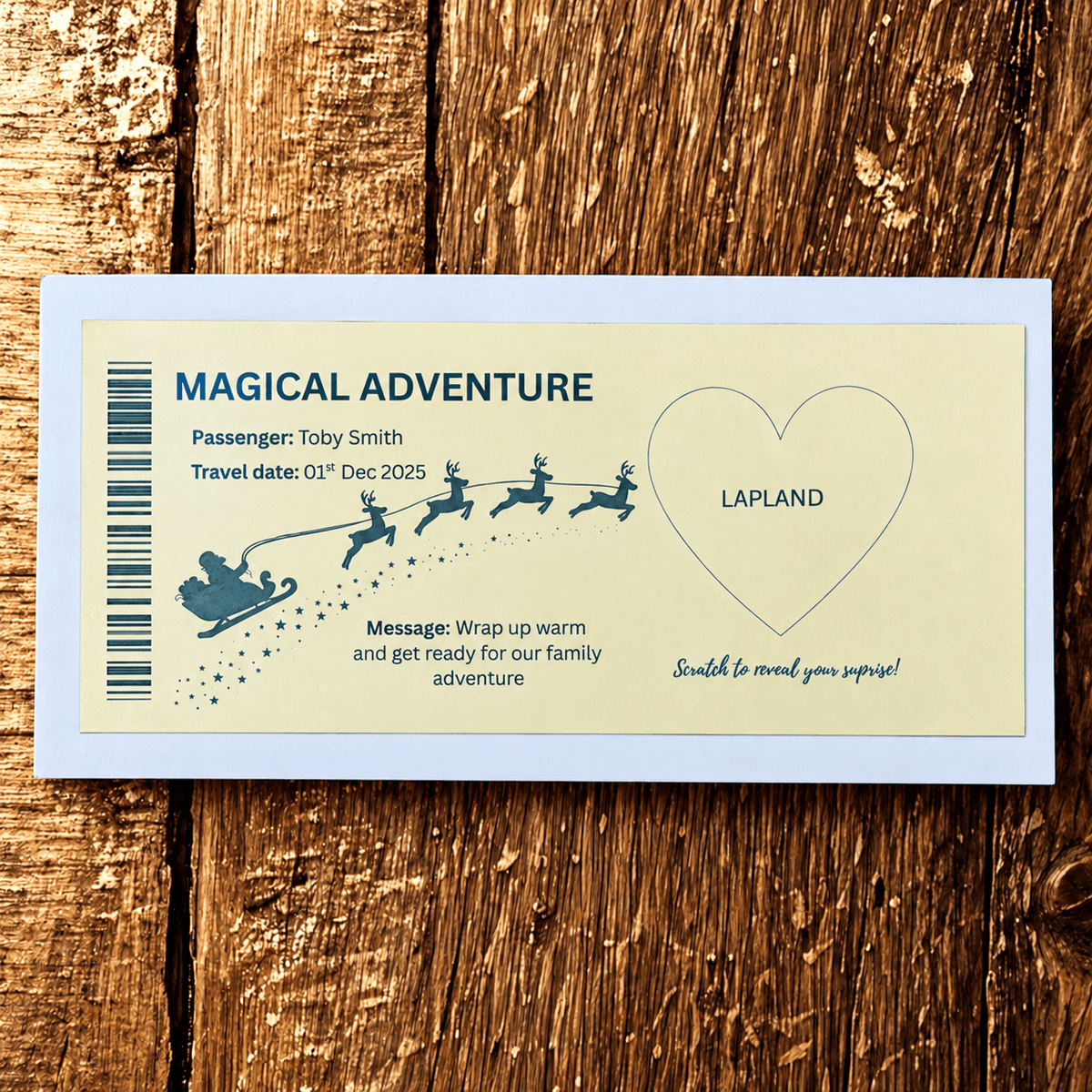 Scratch Off Boarding Pass Gift | Surprise Trip - Ready Set Travel