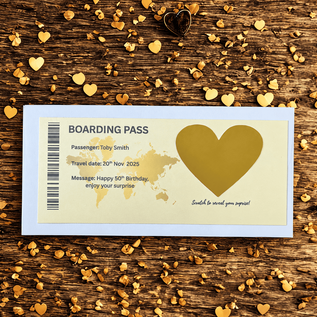 Scratch Off Boarding Pass Gift | Surprise Trip - Ready Set Travel