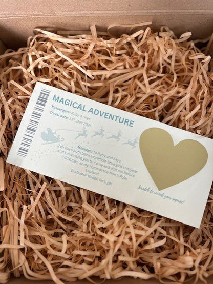 Surprise Scratch & Reveal Boarding Pass Gift with Ready Set Travel