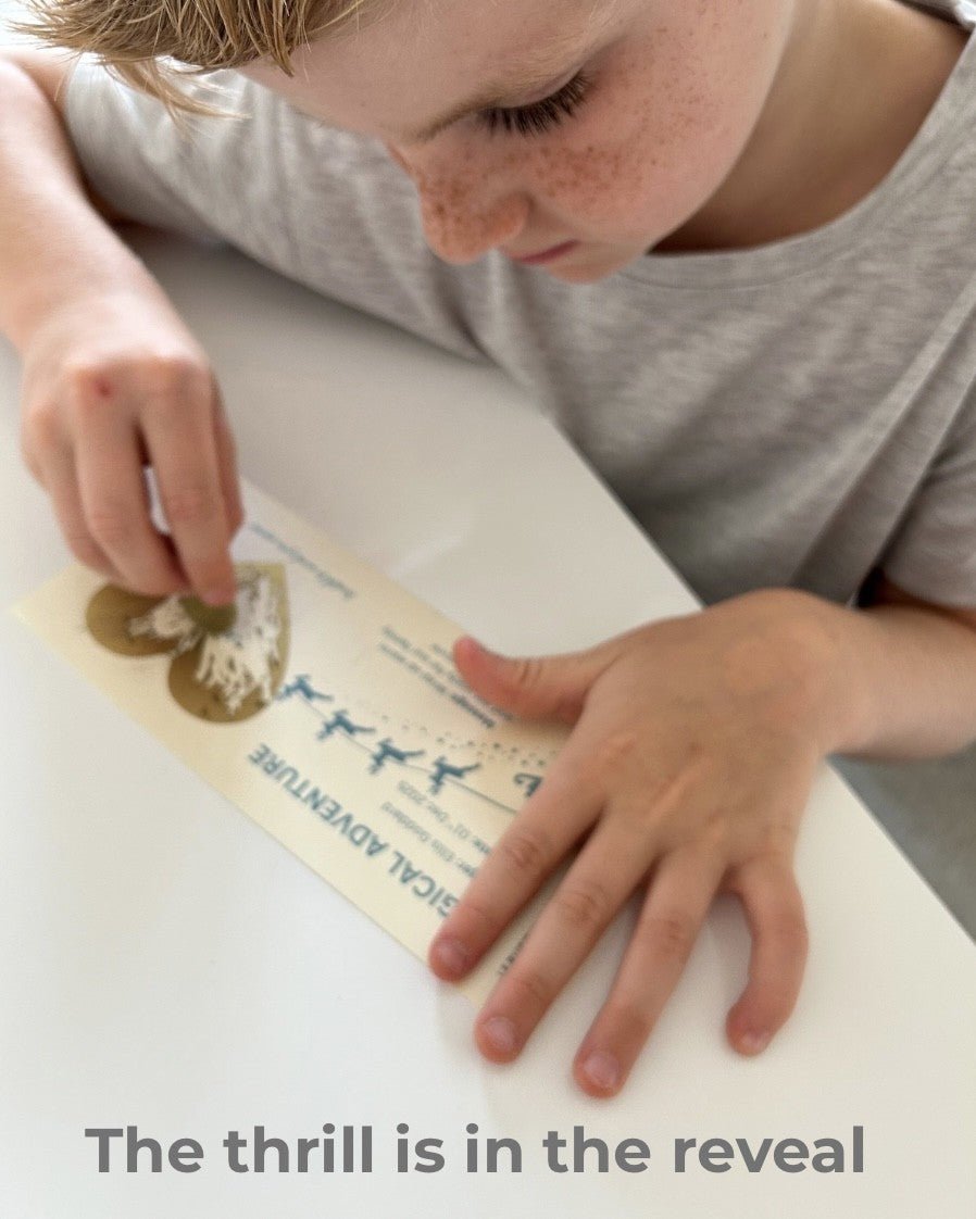 Surprise Scratch & Reveal Boarding Pass Gift - Ready Set Travel