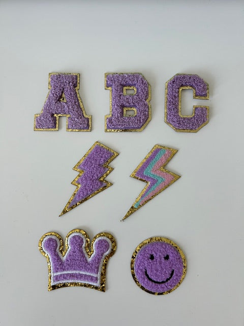 Letters & Patches - Lilac